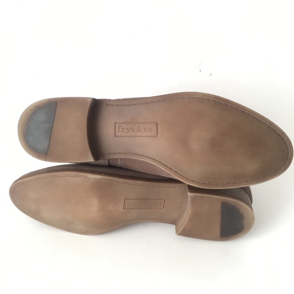 Frye & Co 9.5M Ankle boots Taupe Beige Suede - Picture 13 of 13